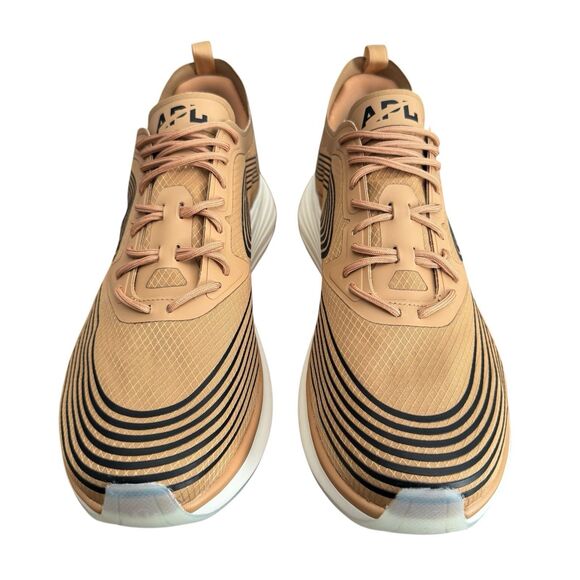 APL Men’s Size 11.5 Streamline Running Shoes Tan/Black/White Sneakers $350 main image 7